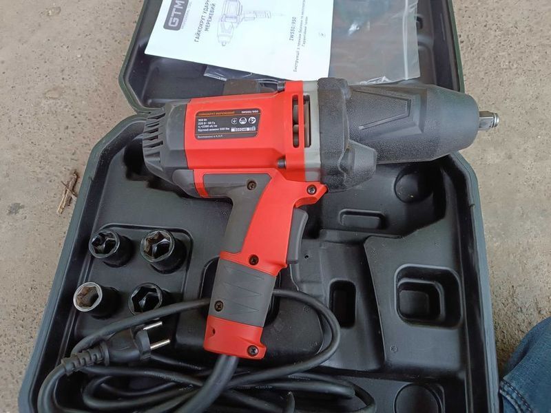 Гайкокрут ударний GTM мережевий IW550/950 950Вт, 1/2", 550Нм IW550/950 фото