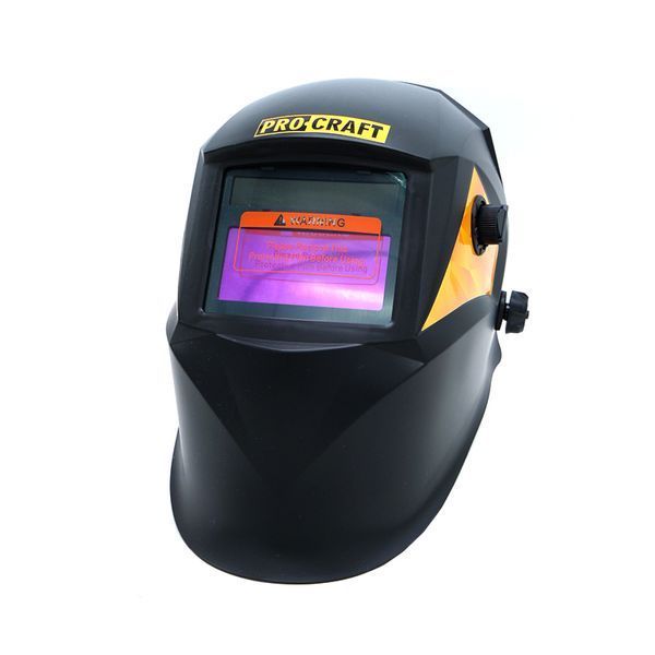 Маска зварювальника Procraft SHP90-30 NEW (Хамелеон) Автозатемнення DIN 9-13, регулювання чутливості, сонячна батарея ПК090301 фото