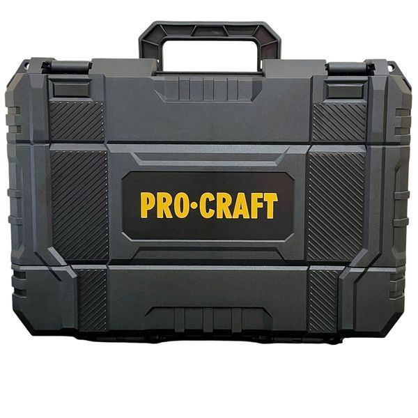 Безщіткова болгарка акумуляторна PROCRAFT PGA-22 Universal &mdash; 125 мм, 20 В, 4 А&middot;г, кейс, зарядка ПК030274 фото