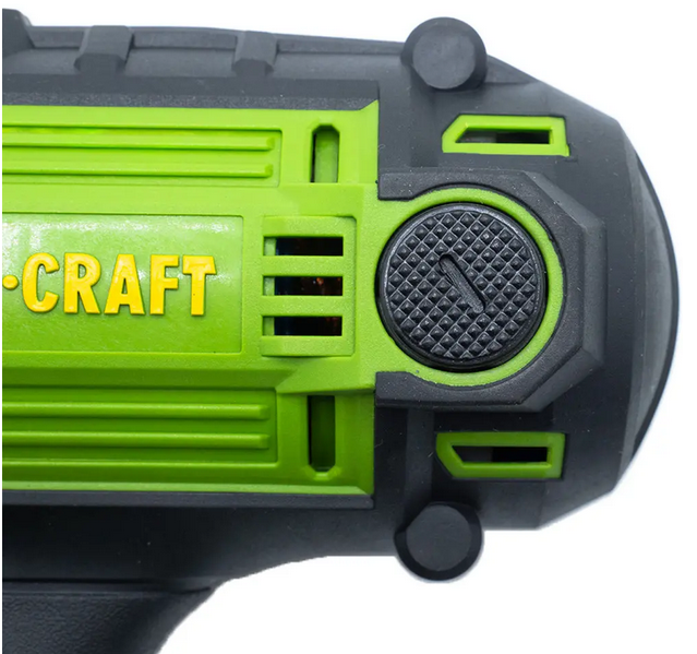 Мережевий шуруповерт Procraft PB1150DFR &mdash; 1150 Вт, 2 швидкості, прогумований корпус, запасні щітки ПК001150 фото