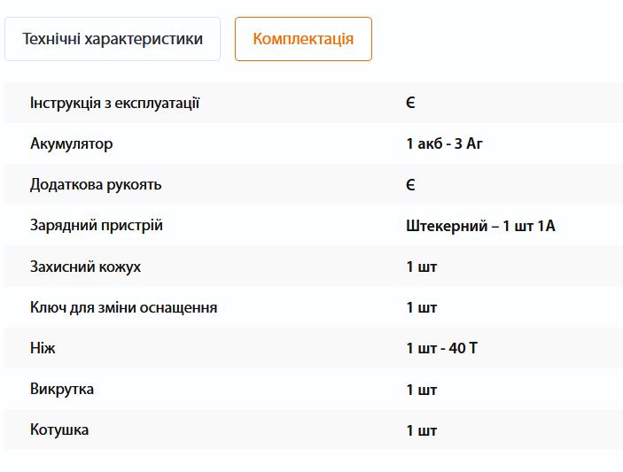 Тример коса для трави Procraft PTA24BL акумуляторний садова газонокосарка 1 АКБ ПК-30253 фото