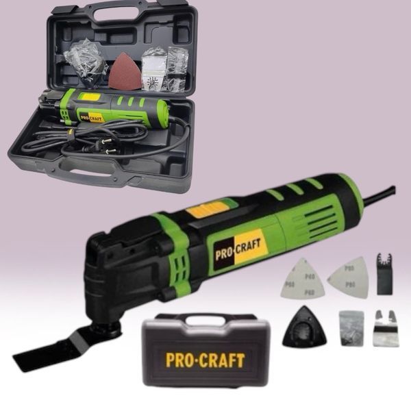 Реноватор Procraft PMT650E 400Вт Багатофункціональний інструмент, Starlock, кейс ПК000650 фото