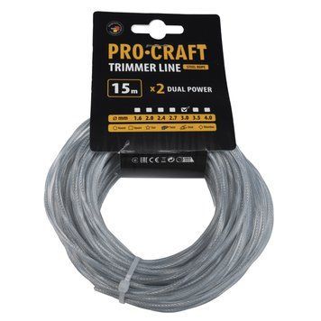 Волосінь армована спіраль Procraft 3мм 15м ПКSP/AR-3/15 фото