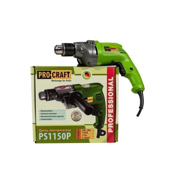 Дриль Procraft PS1150P безударна дриль для точних робіт 1200 об/хв ПК011502 фото