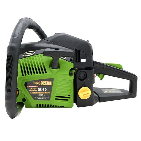Бензопила Procraft GS50 &bull; 52 см&sup3; &bull; Шина 40см &bull; Двотактний двигун &bull; Антивібрація ПК600501 фото