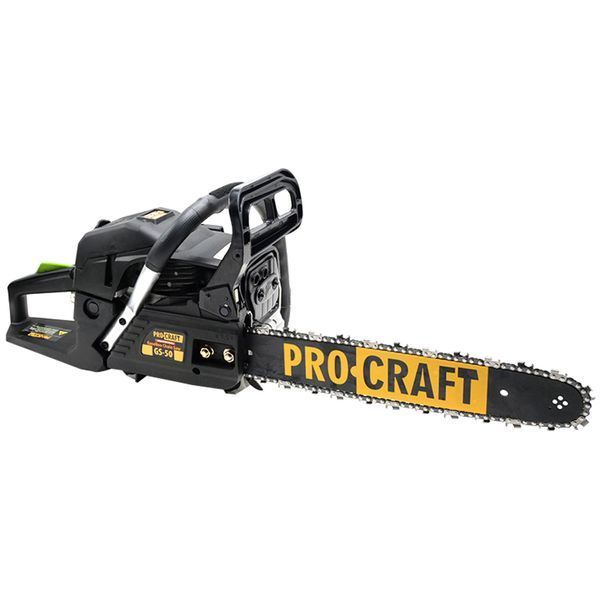 Бензопила Procraft GS50 &bull; 52 см&sup3; &bull; Шина 40см &bull; Двотактний двигун &bull; Антивібрація ПК600501 фото
