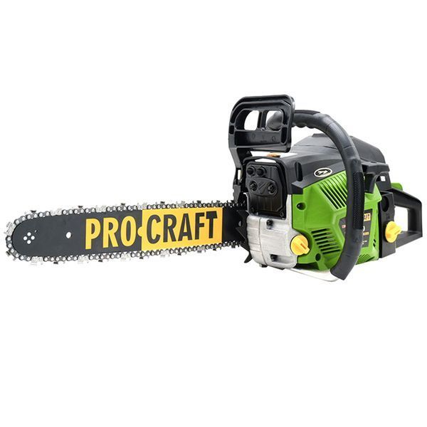 Бензопила Procraft GS50 &bull; 52 см&sup3; &bull; Шина 40см &bull; Двотактний двигун &bull; Антивібрація ПК600501 фото