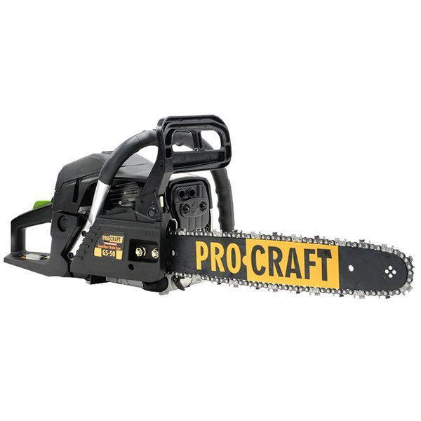 Бензопила Procraft GS50 &bull; 52 см&sup3; &bull; Шина 40см &bull; Двотактний двигун &bull; Антивібрація ПК600501 фото