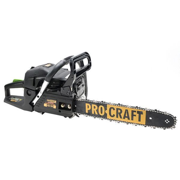 Бензопила Procraft GS50/2 &bull; 2 шини (40/45 см) &bull; Двотактний двигун &bull; Антивібрація ПК600502 фото