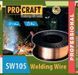 Зварювальний дріт Procraft SW105 1 мм 5 кг