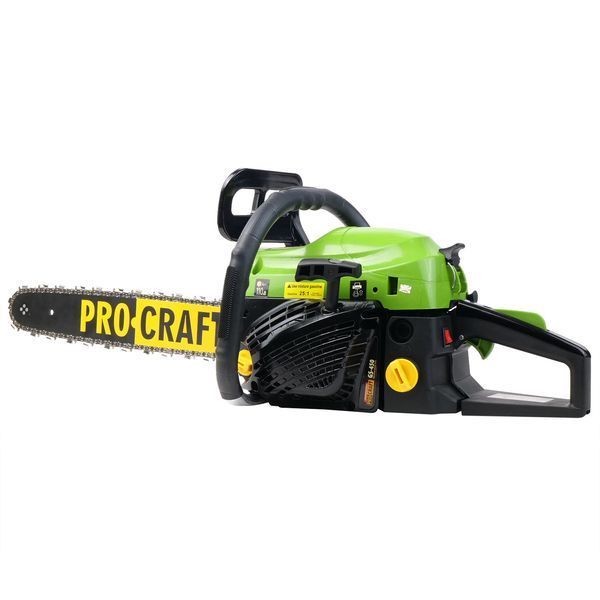 Бензопила Procraft GS450 &bull; 52 см&sup3; &bull; Шина 45 см &bull; Крок 0,325" &bull; Двотактний двигун &bull; Низька вібрація ПК045002 фото